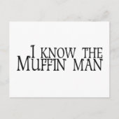 Ik ken het Muffin Man Briefkaart (Voorkant)
