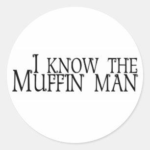 Ik ken het Muffin Man Ronde Sticker