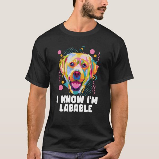 Ik ken Im Labable Animal Pun Animal Meme Humor T-shirt (Voorkant)