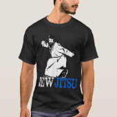 Ik ken Jew Jitsu Shirt Rabbi Horah Dance Jiu Jitsu (Voorkant)