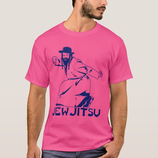 Ik ken Jood Jitsu voor Joodse Jiu Jitsu T-shirt (Voorkant)