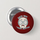 Ik ken Jujitsu! Ronde Button 5,7 Cm (Voorkant /achterkant)