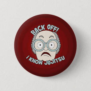 Ik ken Jujitsu! Ronde Button 5,7 Cm