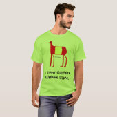 Ik ken kapitein Rainbow Llama. T-shirt (Voorkant volledig)