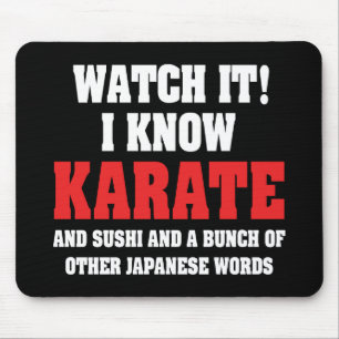 Ik Ken Karate! En Sushi En Andere Japanse Woorden Muismat