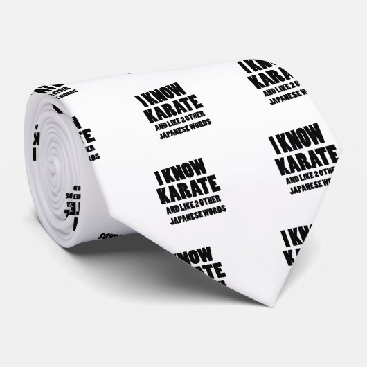Ik ken karate stropdas (Opgerold)