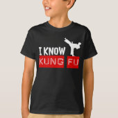 Ik ken KUNG FU Graphic T-shirt (Voorkant)