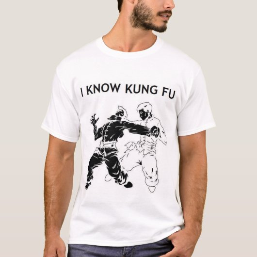 Ik ken Kung Fu T-shirt (Voorkant)