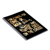 Ik ken maar één Man en hij rijdt op het kruis Notitieboek (Rechterzijde)