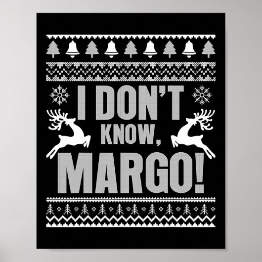 Ik ken Margo niet lelijk leuk voor de kerstvakanti Poster (Voorkant)