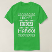 Ik ken Margo niet T-shirt (Design voorkant)
