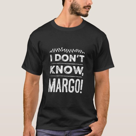 Ik ken Margo TShirt48 niet T-shirt (Voorkant)