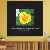 Ik ken mezelf niet. . . (Goethe) Canvas Afdruk (Insitu (Woonkamer))