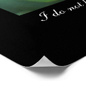 Ik ken mezelf niet. . . (Goethe) Poster (Hoek)