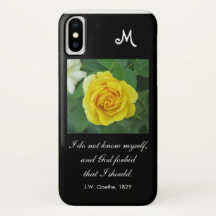 Ik ken mezelf niet. . . (Goethe quote) Case-Mate iPhone Case