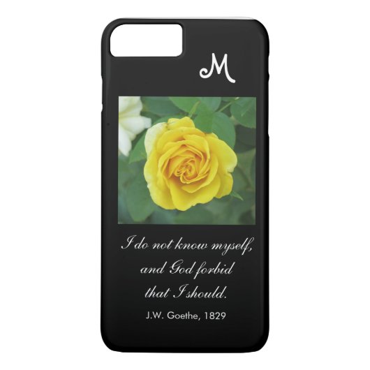 Ik ken mezelf niet. . . (Goethe quote) Case-Mate iPhone Case (Achterkant)