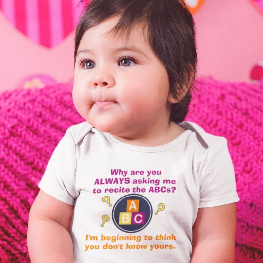 Ik ken mijn ABC, jij ook? Romper