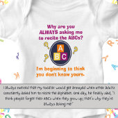 Ik ken mijn ABC, jij ook? Romper