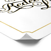 Ik ken mijn dominee Lives Art Poster, Gold Lijst Poster (Hoek)