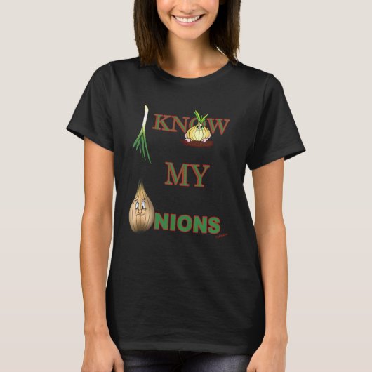Ik Ken Mijn Uien Grappig T-shirt (Voorkant)