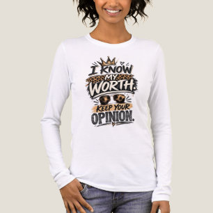 Ik Ken Mijn Waarde Vertrouwenscitaat Tri-Blend Shirt