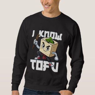 Ik ken tofu grappige vegan vechtsporten trui