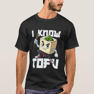Ik Ken Tofu Grappige Veganistische Vechtkunst T-shirt