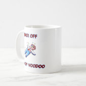 Ik ken Voodoo Doll Magic Haitian Koffiemok (Voorkant links)