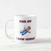 Ik ken Voodoo Doll Magic Haitian Koffiemok (Links)