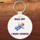 Ik ken Voodoo Doll Magic Haitian Sleutelhanger (Voorkant)
