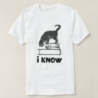 Ik Ken Zwarte Kat Boek Grafisch T-shirt