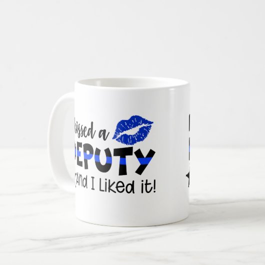 Ik kende een afgevaardigde en ik vond het leuk. koffiemok (Voorkant links)