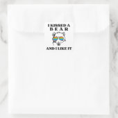 Ik kende een Beer en ik vond het grappig Vierkante Sticker (Tas)