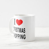IK ❤️ KERSTINKOPEN IK HOU VAN KERSTINKOPEN KOFFIEMOK (Voorkant links)