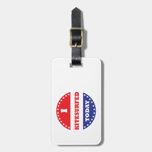 Ik keuken vandaag bagagelabel (Voorkant verticaal)