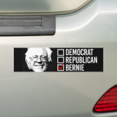 Ik kies Bernie - Bernie Sanders - .png Bumpersticker (Op auto)
