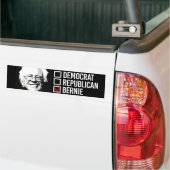 Ik kies Bernie - Bernie Sanders - .png Bumpersticker (Op Truck)