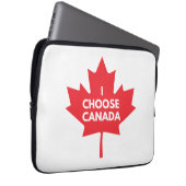 Ik kies Canada Electronics Bag Laptop Sleeve (Voorkant Rechts)