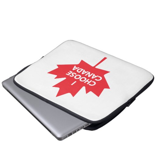 Ik kies Canada Electronics Bag Laptop Sleeve (Voorkant onderkant)