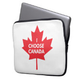 Ik kies Canada Electronics Bag Laptop Sleeve (Voorkant Links)