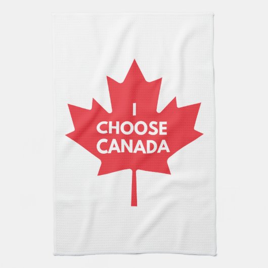 Ik kies Canada Keuken Theedoek (Verticaal)