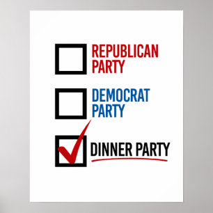 Ik kies de Dinner Party - - Poster