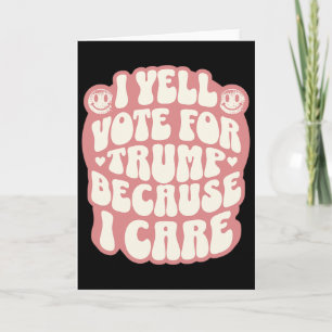 Ik kies de misdadiger grappige Trump patriot repub Kaart