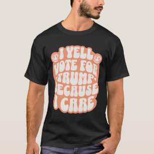 Ik kies de misdadiger grappige Trump patriot repub T-shirt