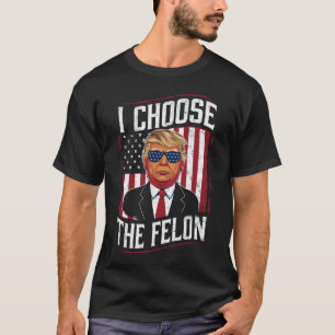 Ik Kies de Misdadiger Grappige Trump VS Verkiezing T-shirt