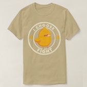Ik kies Fight Funny Bird van Tobe Fonseca T-shirt (Design voorkant)