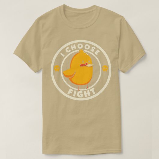 Ik kies Fight Funny Bird van Tobe Fonseca T-shirt (Design voorkant)