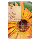 Ik kies gelukskalender magneet (Verticaal)