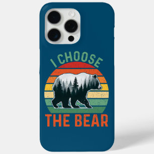 Ik kies het Beer in de Bossen Funny Camp 2024 iPhone 15 Pro Max Hoesje