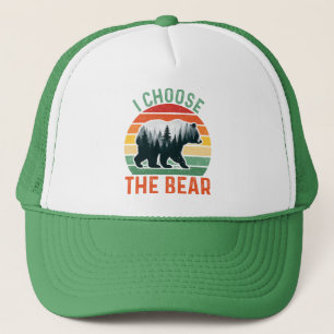 Ik kies het Beer in de Bossen Funny Camp 2024 Trucker Pet